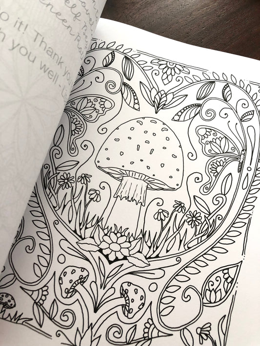 Coloring Book DOWNLOAD ONLY: Color Your Way to Peace (Or Don't). You should probably make your own decisions.