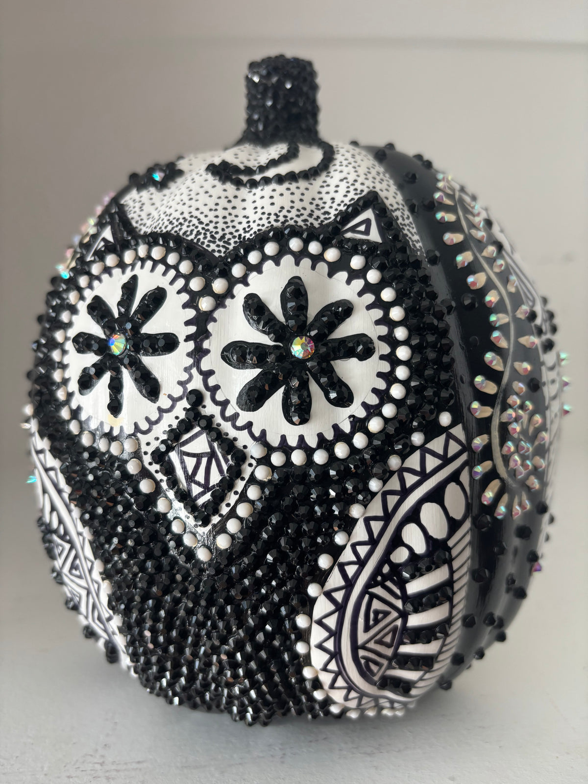 Bejeweled Owl Pumpkin