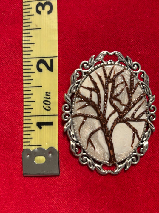 Winter Tree brooch