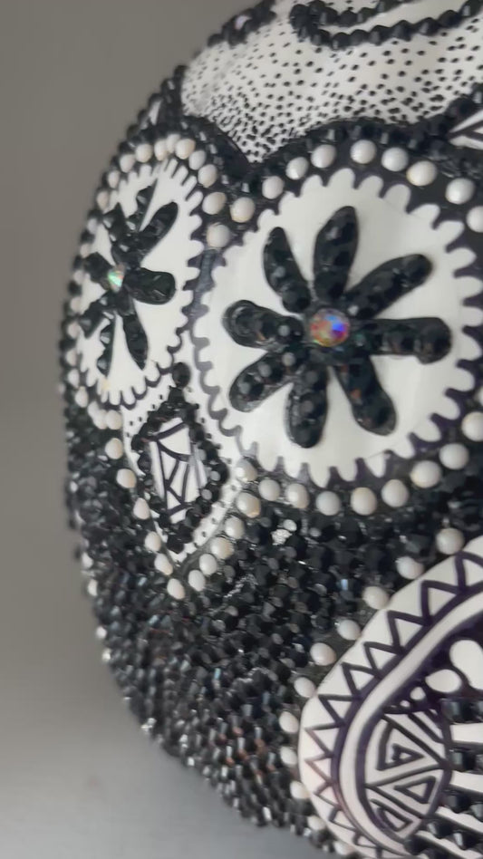 Bejeweled Owl Pumpkin